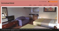 Desktop Screenshot of homesteadmotel.net