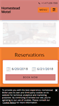 Mobile Screenshot of homesteadmotel.net